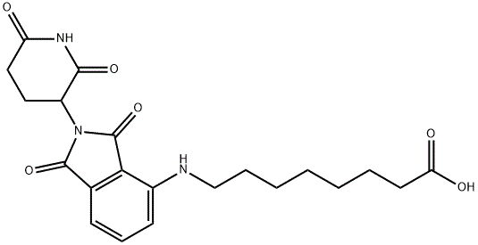 Cas # 2225940 {-} 51-0|8 - [(2- (2,6-Dioxopiperidin-3-YL) -1,3-dihydro-1H-ooindol-4-yl) amino] octiaic acid