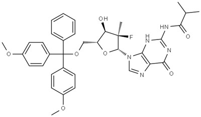 Cas # 2254801 {- 03 - 9|N- (9 - [((2R, 3R, 4R, 5-Methroxy-6,9-Dihydro-1-Purin-2-YL) -2-Methylpropanamide